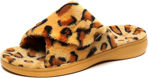 Miniatura 3 de SOLLBEAM Pantuflas ortopédicas ajustables con soporte de arco ortopédico para mujer para fascitis plantar con talón ortopédico