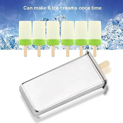 Miniatura 6 de Kit de hielo de acero inoxidable para máquinas de hielo con bandeja de cocina DIY herramienta para hacer hielo (3#)