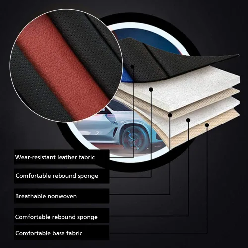 Miniatura 4 de otoez Fundas de cuero para asiento de automóvil, funda universal de piel sintética para asiento delantero, protector para Hyundai Sonata, Toyota