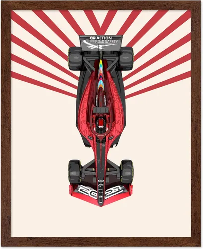 Miniatura 32 de Poster Master Póster de carreras de autos 2023, impresión de autos de carreras, arte de carreras de autos deportivos, regalo para hombres, mujeres
