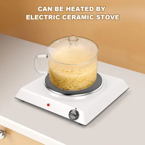 Miniatura 9 de DOITOOL Cacerola de vidrio con tapa, olla transparente para cocinar en la estufa, cacerola de cocción de vidrio con mango lateral para fideos