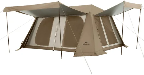 Miniatura 13 de Naturehike Village Tienda de Campaña Instantánea, Tienda de Campaña para 4 Personas y 8 Personas con Toldo Completo, Tiendas de Campaña Impermeables