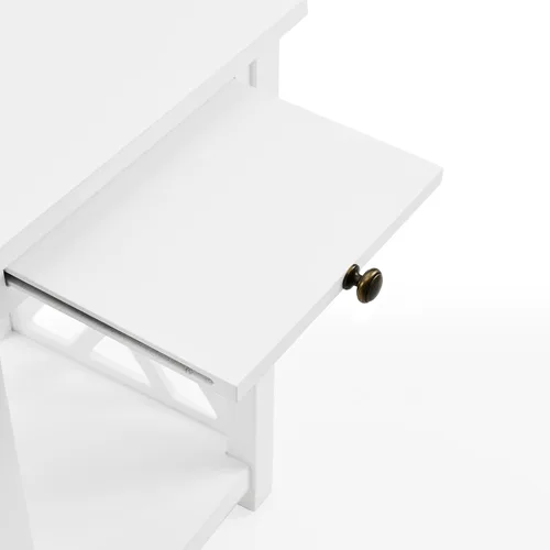 Miniatura 8 de Alaterre Furniture Coventry - Mesa auxiliar de madera con bandeja y estante inferior