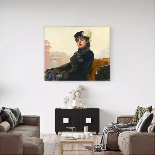 Miniatura 191 de A&T ARTWORK Campo de trigo con cipreses de Van Gogh Las reproducciones de arte clásico mundial, impresiones en lienzo giclée para decoración