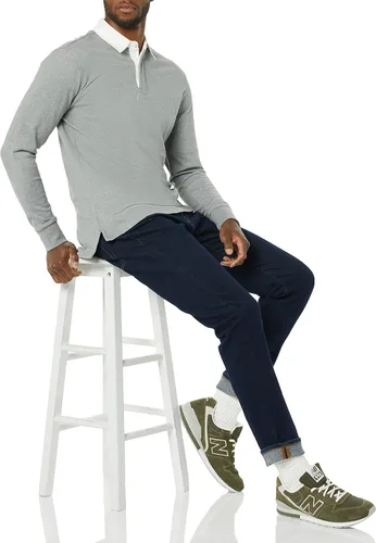 Miniatura 3 de Tienda Essentials Men's Organic Cotton Long Sleeve Rugby Top (Previously Tienda Aware)