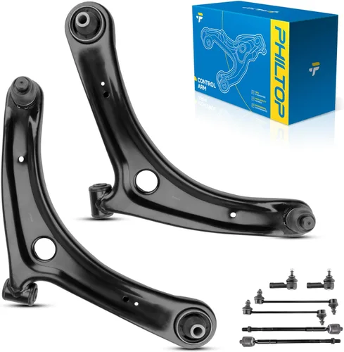 Miniatura 231 de PHILTOP Kit de suspensión delantera de 10 piezas, brazos de control inferiores con juntas de bola, eslabones de extremo de barra estabilizadora