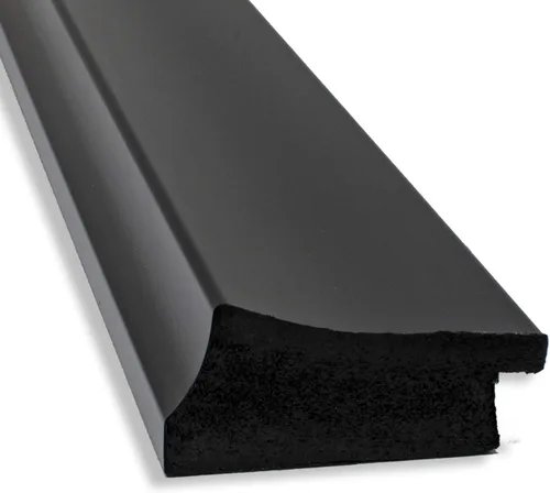 Miniatura 2 de Amanti Art Espejo de baño no biselado (29.75 x 23.75 pulgadas), marco negro grande, espejo de pared negro, mediano