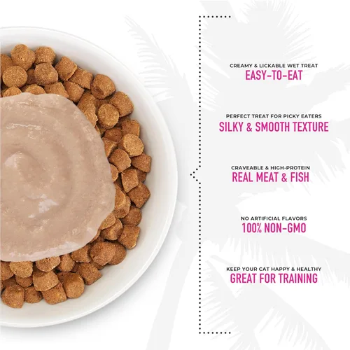 Miniatura 6 de Tiki Cat Stix Mousse Golosinas, Mega Frasco Variado, Golosina Lamible Indulgente de Porción Individual o Complemento para Comida Seca, 50