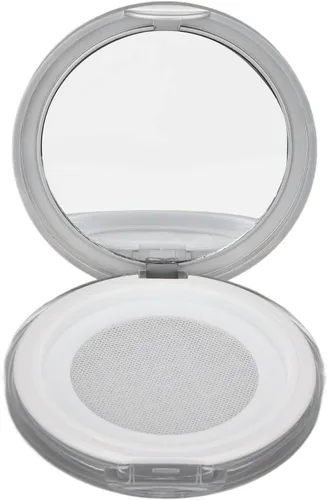 Miniatura 6 de Caja de polvo suelta, contenedor de polvo recargable vacío de 0.11 oz, estuche portátil de polvo con espejo de soplado de polvo y tamiz de red