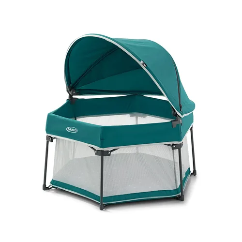 Miniatura 11 de Graco® Lite Traveler 4 en 1 Corralito con 4 modos, moisés de noche, corralito para niños pequeños, modo de tienda de juegos libres y para dormir