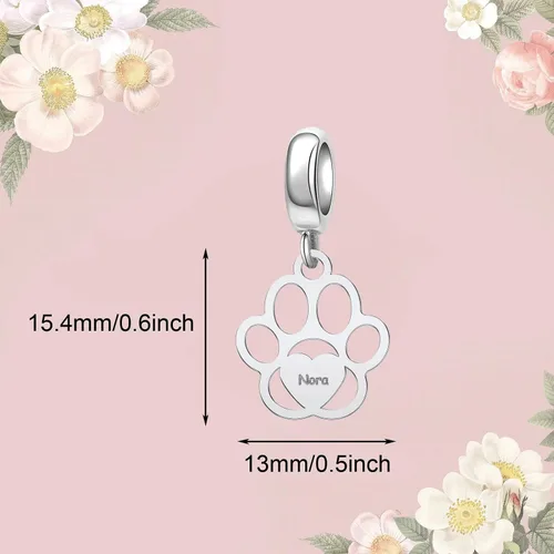 Miniatura 2 de LovelyJewelry - Collar con dije de letra A-Z, color rosa