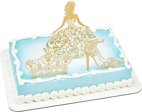 Miniatura 7 de DecoPac QUINCEANERA - Kit de decoración de tartas, adornos para tartas y cupcakes XL-GOLD para niñas, dulces 15 cumpleaños y fiestas, membrillo años