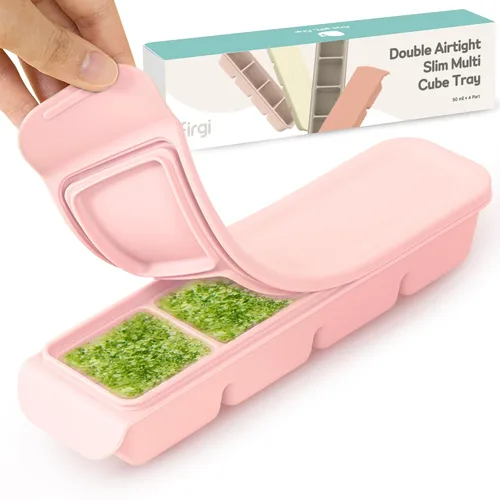 Miniatura 27 de Bandeja de silicona para congelador con tapa, 100% silicona platino de grado alimenticio, resistencia a fugas y apta para lavavajillas para 4