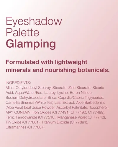 Miniatura 10 de Mineral Fusion Paleta de sombras de ojos, cuatro tonos de polvo prensado en acabado mate, satinado y brillante, maquillaje de ojos vegano natural