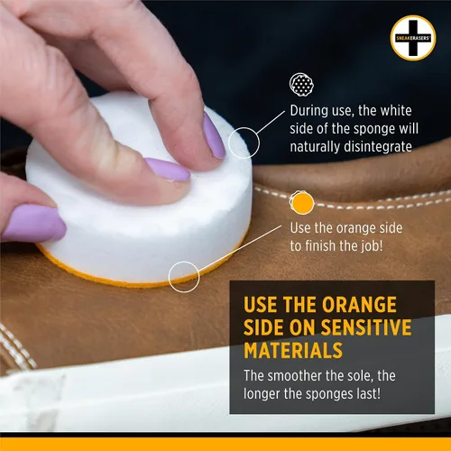 Miniatura 6 de SneakERASERS Instant Sneaker Cleaner Sponge, Effective Shoe Cleaning for White Sneakers, Tennis Shoes