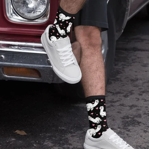 Miniatura 5 de bassyil Lindos calcetines de Axolotl novedosos, calcetines de vestir casuales locos y divertidos para mujeres y hombres