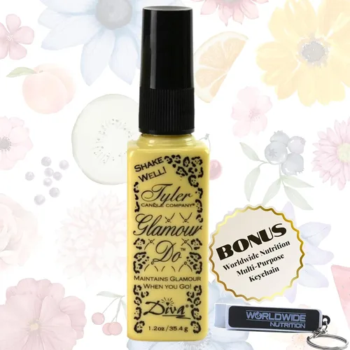 Tyler Diva Glamour Do - Ambientador en aerosol – Eliminador de olores para olores de caca y baño – Eliminador de olores para olores fuertes –