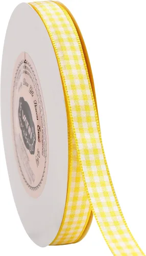 Miniatura 65 de VATIN Cinta a cuadros en blanco y negro – 3/8 pulgadas x 50 yardas, perfecta para cestas de Pascua, manualidades de primavera, envoltura de regalos