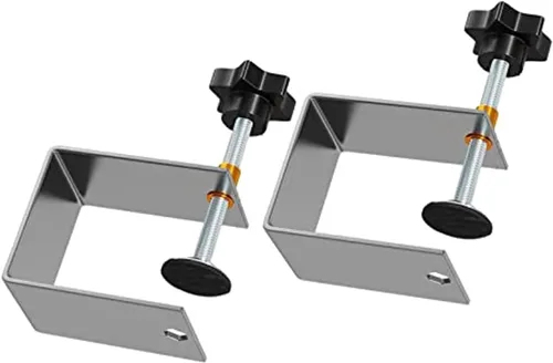 Miniatura 7 de 2 abrazaderas de montaje frontal para cajones portátiles, herramienta de instalación de gabinete de 0.079 in, abrazaderas de carpintería, clips