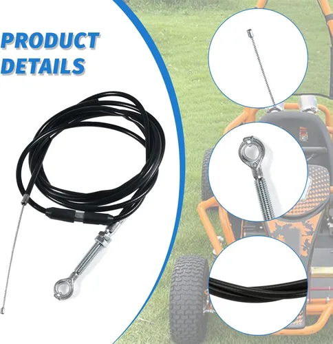 Miniatura 6 de 75 '' VM22 VM24 PZ27 Go-Kart Cable del acelerador - Extremo recto