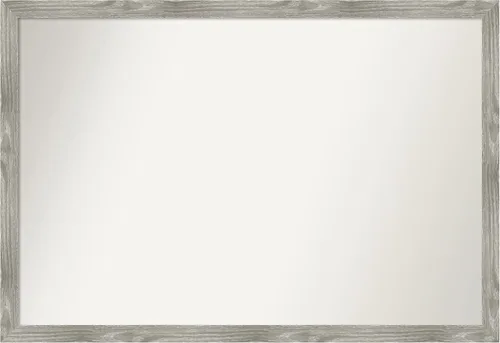 Miniatura 348 de Amanti Art Espejo personalizado, espejo de baño gris plomo a rayas, espejo de pared o espejo de tocador de baño sobre el fregadero