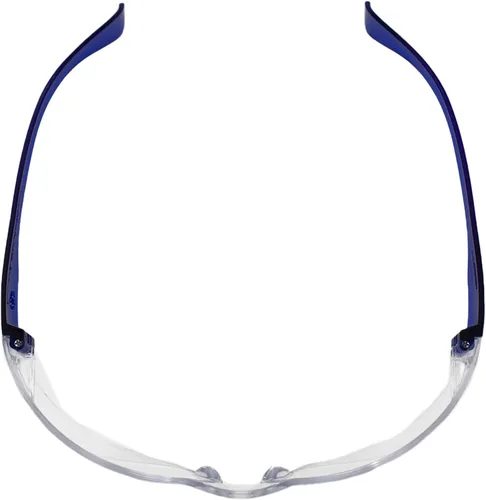Miniatura 4 de SAFE HANDLER Gafas de seguridad con patillas de color transparente Talla única, para adultos, jóvenes, lentes de policarbonato protector