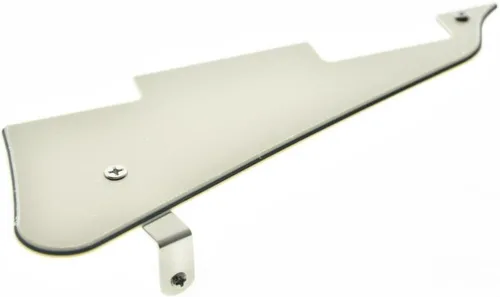 Miniatura 73 de KAISH Golpeador de guitarra Abalone Pearl LP con soporte de acero inoxidable negro y tornillos de montaje de acero para USA Les Paul