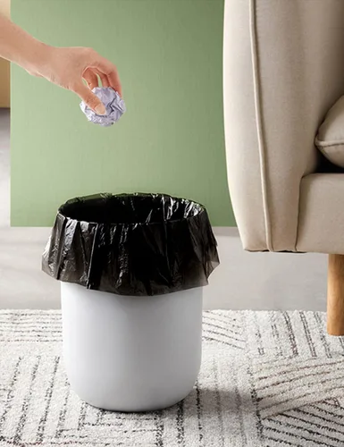 Miniatura 6 de Waikas - Bolsas de basura pequeñas, 80 unidades, bolsas de basura para baño, automóvil, mini basura, bolsa de plástico para dormitorio, sala