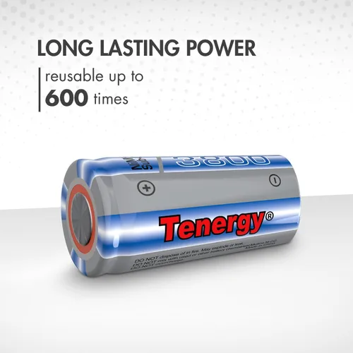 Miniatura 4 de Tenergy Propel Sub C 3800mAh NiMH Batería recargable