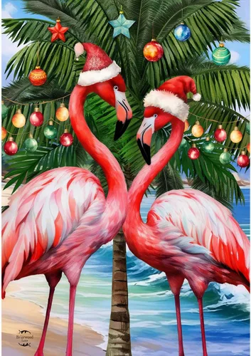 Miniatura 17 de Briarwood Lane - Bandera para casa con enanos de invierno, temática de Navidad, con gorro de Santa, humor, 28 x 40 pulgadas Gnomos de invierno