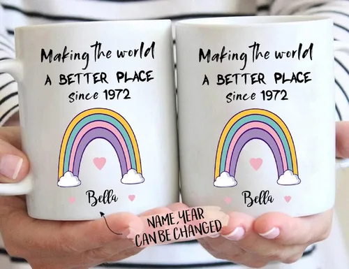 Miniatura 4 de InterestPrint Taza de café personalizada con texto en inglés "Dad Like You Is Harder To Find Father's Day Mug For Dad From Daughter Son, 11 onzas