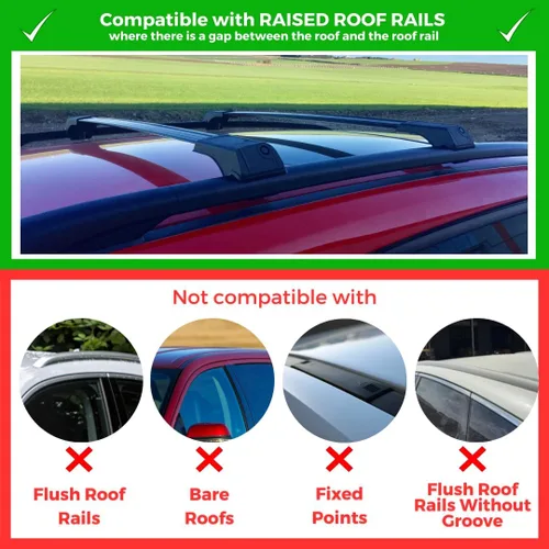 Miniatura 3 de ERKUL Barras transversales para portaequipajes para Porsche Cayenne 2003-2010 Barras transversales de aluminio con bloqueo antirrobo para el techo