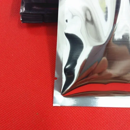 Miniatura 5 de PABCK 100 unidades de bolsas de almacenamiento de alimentos con sellado al vacío, bolsas de aluminio de 3.1x4.7 pulgadas