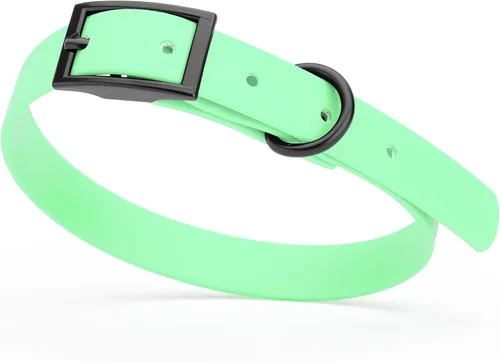 Miniatura 119 de Dogline Biothane - Collar impermeable para perro con hebilla de liberación rápida, resistente cincha de nailon recubierta con resistente y a prueba