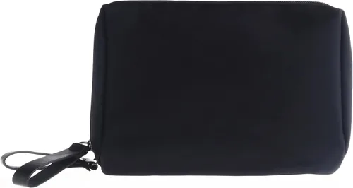 Bolsa Pequeña de Maquillaje para Bolso Bolsa de Cosméticos Portátil Impermeable para Viaje Bolso de Maquillaje para Mujeres, Todo negro, Chico,