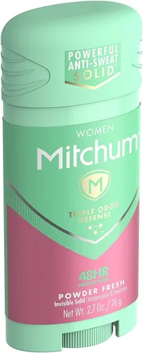 Miniatura 29 de Mitchum Gel antitranspirante y desodorante para mujer con triple protección contra olores, polvo fresco, protección 48 horas, 2.25 onzas