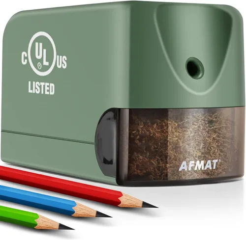 Miniatura 10 de AFMAT - Sacapuntas eléctrico para lápices
