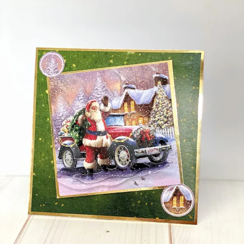 Miniatura 6 de Katy Sue Paquete de decoupage troquelado de selección navideña. Contiene 24 hojas de papel de decoupage troqueladas precortadas para tus suministros