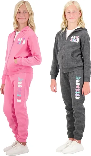 Miniatura 4 de Sweet Butterfly - Conjunto de 4 piezas de sudadera con capucha y pantalones deportivos para niñas