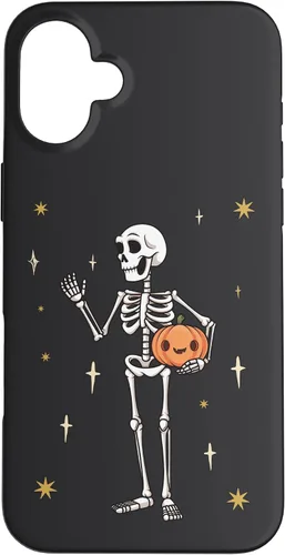 Miniatura 21 de Funda divertida de Halloween con diseño de esqueleto para iPhone 11