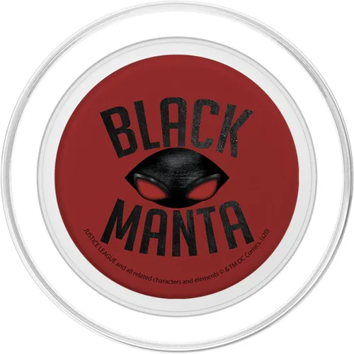 Miniatura 2 de DC Comics Fan Art Aquaman - Máscara de manta negra PopSockets MagSafe PopGrip para iPhone