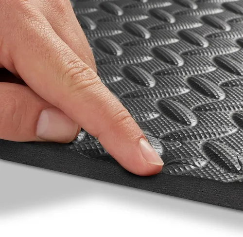 Miniatura 6 de Philosophy Gym Paquete de 30 tapetes de ejercicio – 24 x 24 pulgadas de goma de espuma entrelazada rompecabezas azulejos – negro