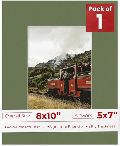 Miniatura 89 de Tapete de 5 x 7 pulgadas para marco de 8 x 10 pulgadas, tablero precortado sin ácidos, negro mate de 5 x 7 pulgadas, hecho para adaptarse a un marco