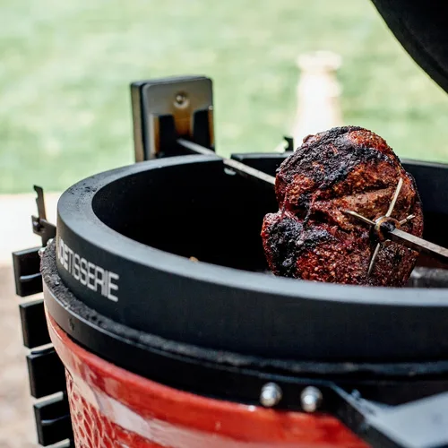 Miniatura 7 de Kamado Joe JoeTisserie Accesorio de rotisería para parrillas Joe Grills Classic de 18 pulgadas con varas de asado de acero inoxidable para hasta 50