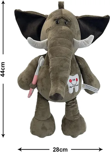 Miniatura 3 de Muñeco de peluche de hada dental, presentación de salud oral de peluche dental, muñeca de marioneta de diente de hada dental, muñeca de felpa