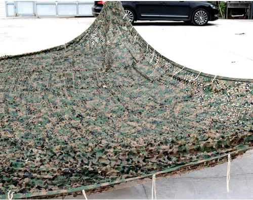 Miniatura 6 de Red de camuflaje 420D de doble cara de tres capas para entrenamiento militar del desierto de la selva, camping, caza, tiro, tela gruesa, malla