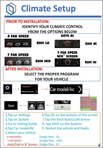 Miniatura 5 de LINKSWELL - Radio de coche para Dodge RAM 2014-2018 1500/2500/3500 Android estéreo de coche de 10.4 pulgadas, reemplazo de pantalla táctil