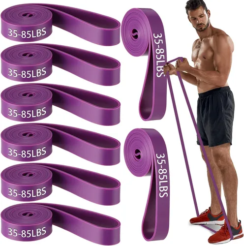 Miniatura 13 de Foilswirl 8 piezas de bandas de resistencia, bandas de tracción, bandas de asistencia para tracción, bandas de ejercicio y entrenamiento