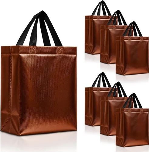 Miniatura 78 de Nush Nush Bolsas de regalo de color azul aguamarina de gran tamaño – Juego de 30 bolsas de regalo azul claro brillante con asas a granel – Bolsa