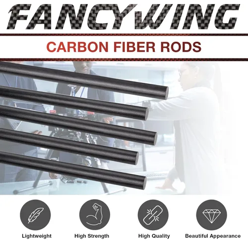 Miniatura 6 de Varilla de Fibra de Carbono de 400mm x 1.0mm 1.5mm 2.0mm 2.5mm 3.0mm 4.0mm 5.0mm 5 Piezas para Avión RC Manualidades DIY Barra Mate de 2mm 400mm